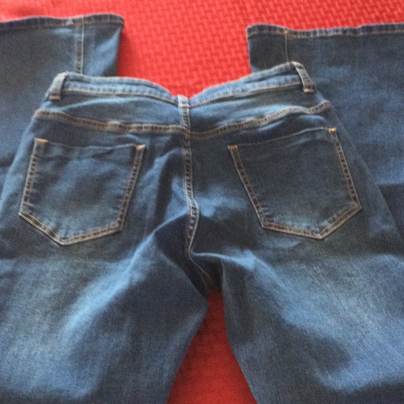 Shein brand jeans size small flare bottom light wash - Picture 3 of 4